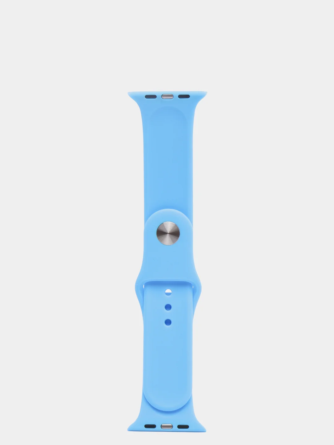 Лазурный силиконовый ремешок для Apple Watch 3, 4, 5, 6, 7 SE на 38/40 и 42/44