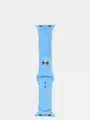 Лазурный силиконовый ремешок для Apple Watch 3, 4, 5, 6, 7 SE на 38/40 и 42/44