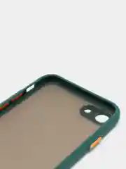 Морской iphone 7 / 8 / SE 2020 чехол матовый с цветными кнопками