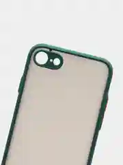 Морской iphone 7 / 8 / SE 2020 чехол матовый с цветными кнопками
