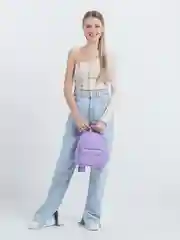 Аметистовый женский рюкзак
