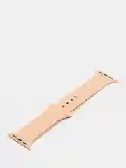 Бежевый силиконовый ремешок для Apple Watch 3, 4, 5, 6, 7 SE на 38/40 и 42/44