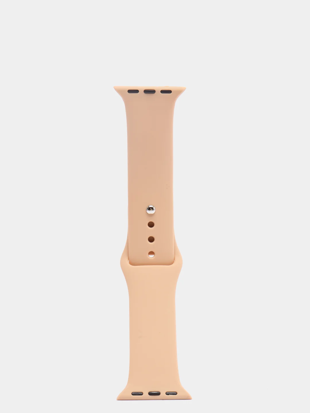 Бежевый силиконовый ремешок для Apple Watch 3, 4, 5, 6, 7 SE на 38/40 и 42/44