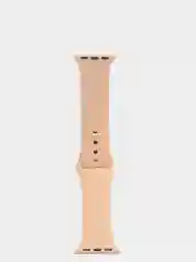Бежевый силиконовый ремешок для Apple Watch 3, 4, 5, 6, 7 SE на 38/40 и 42/44