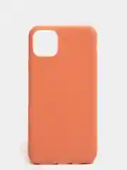 Коралловый чехол для Apple iPhone 11 Pro Max силиконовый, матовый, однотонный