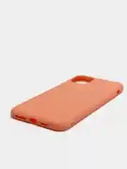 Коралловый чехол для Apple iPhone 11 Pro Max силиконовый, матовый, однотонный