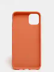 Коралловый чехол для Apple iPhone 11 Pro Max силиконовый, матовый, однотонный