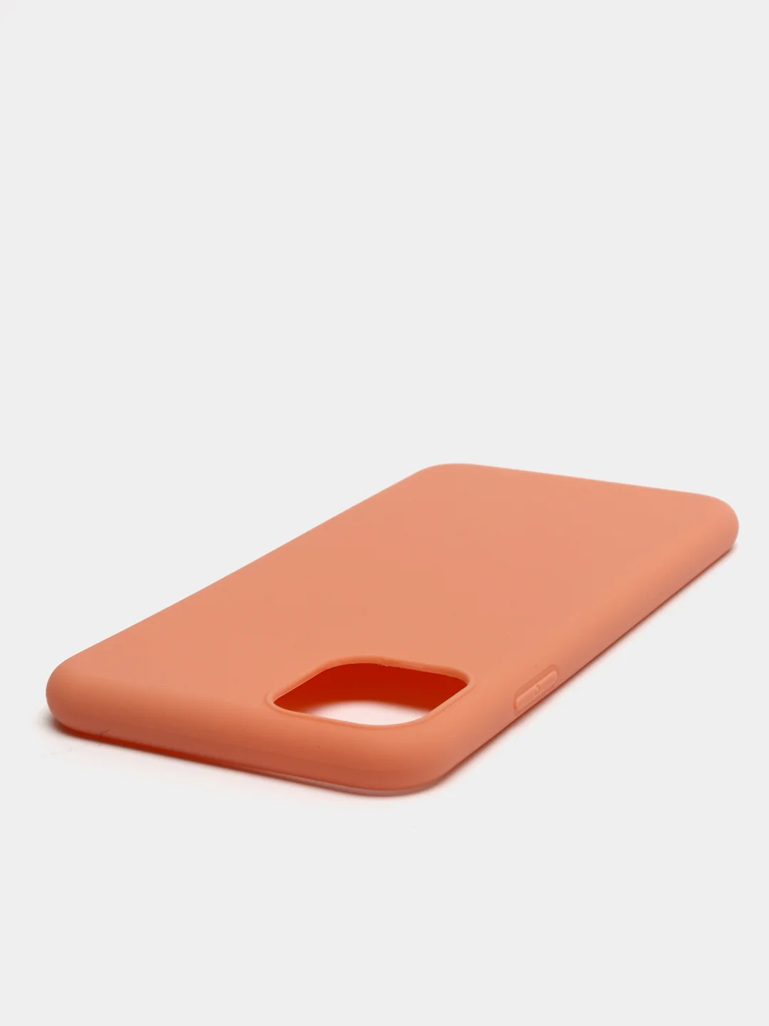 Коралловый чехол для Apple iPhone 11 Pro Max силиконовый, матовый, однотонный