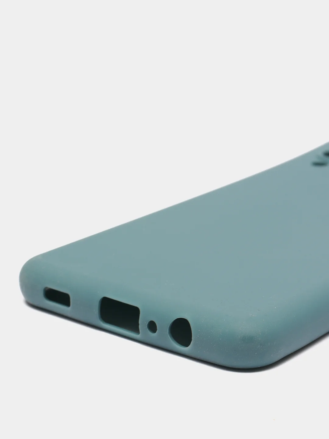Зеленый чехол для Samsung Galaxy A02 / M02 2021 / A022F, силиконовый / Самсунг Галакси А02 / М02