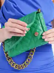 Тёмно-зелёный женская сумка