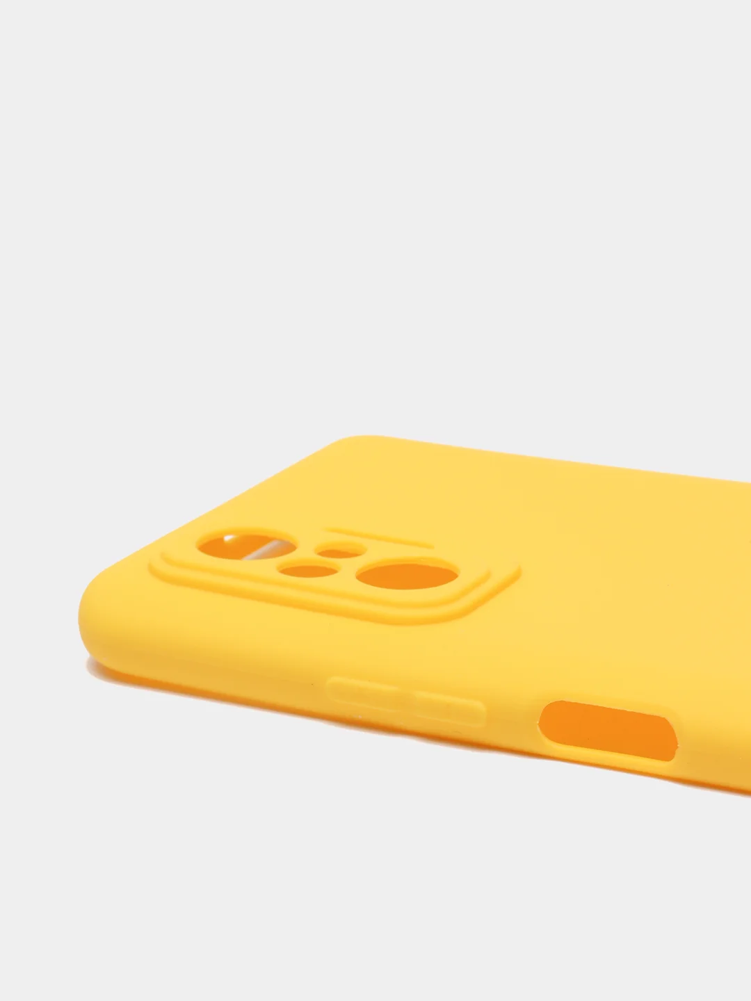 Желтый чехол Xiaomi Redmi Note 10 Pro / Note 10 Pro Max силиконовый