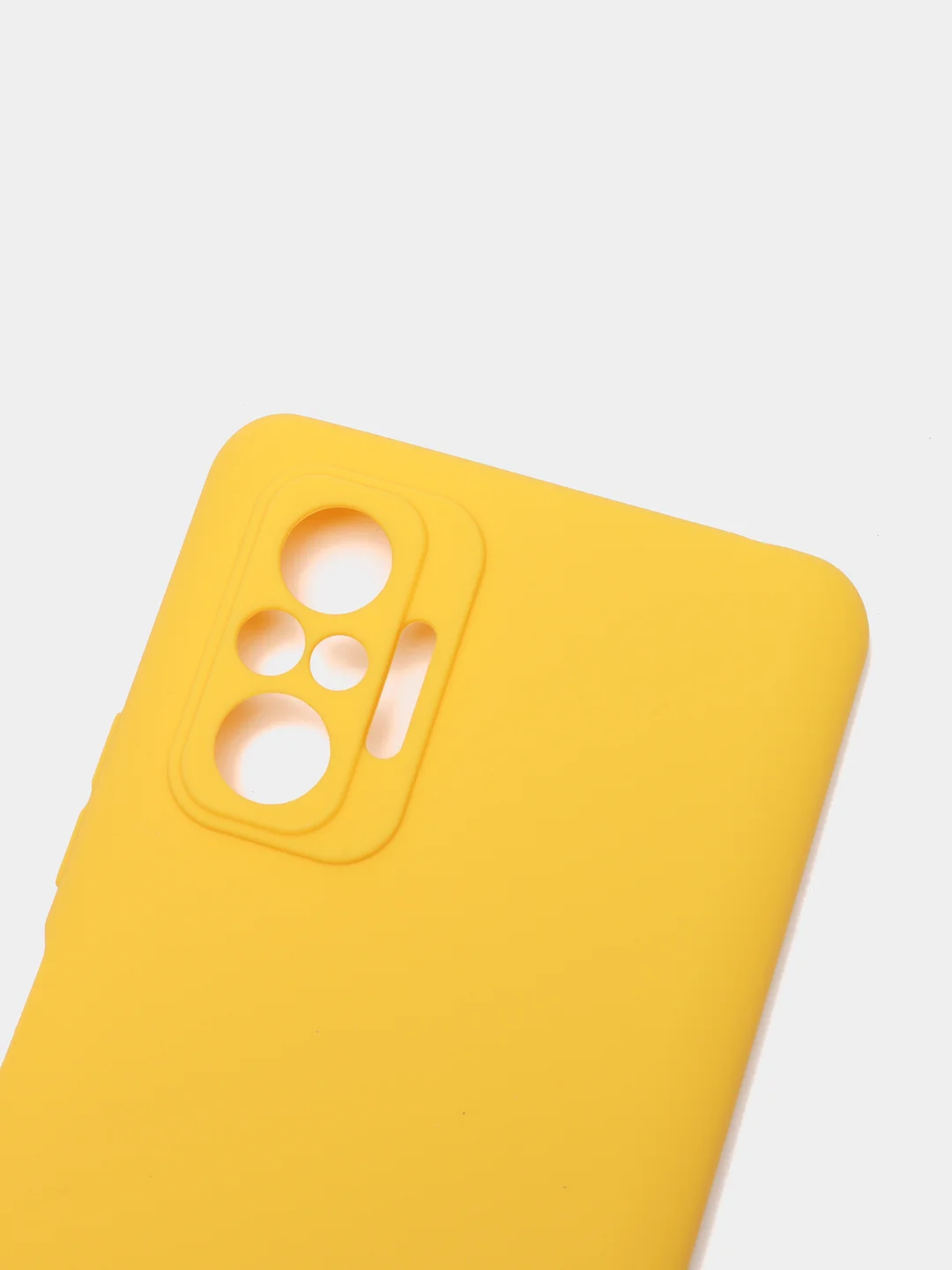 Желтый чехол Xiaomi Redmi Note 10 Pro / Note 10 Pro Max силиконовый