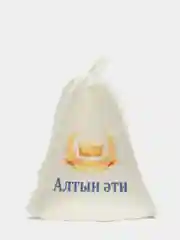 Банная шапка с надписью "Алтын эти"