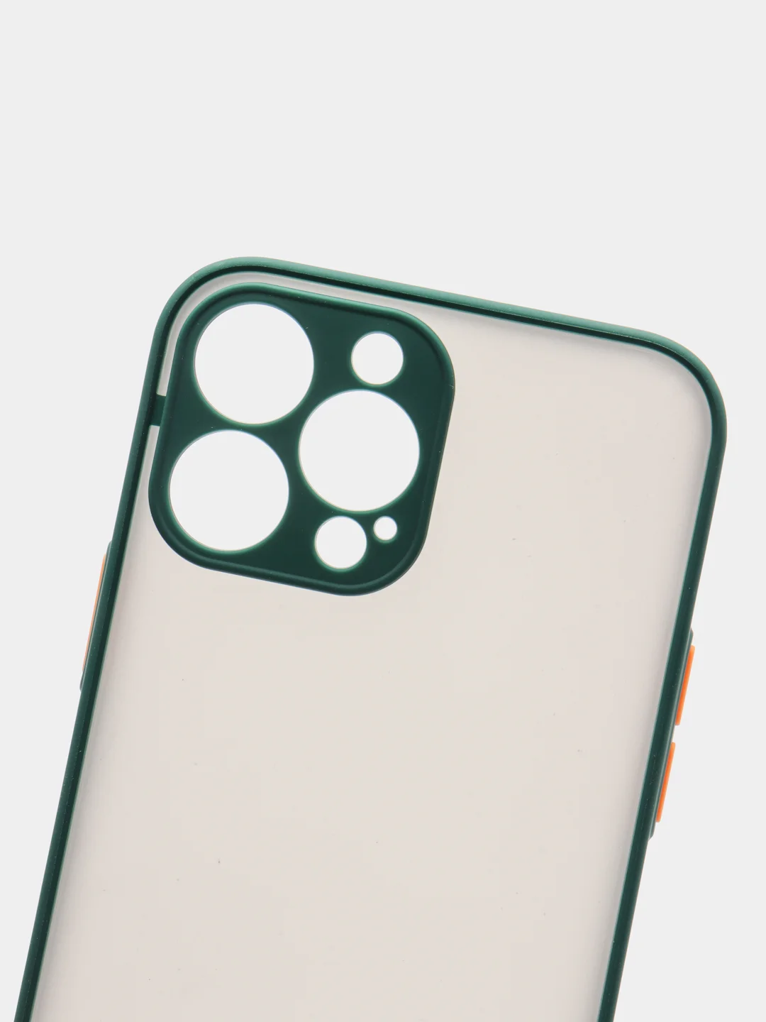 Морской чехол матовый полупрозрачный с цветными кнопками для iPhone 13 Pro Max