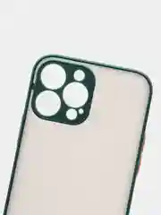 Морской чехол матовый полупрозрачный с цветными кнопками для iPhone 13 Pro Max
