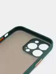 Морской чехол матовый полупрозрачный с цветными кнопками для iPhone 13 Pro Max