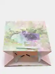 Розовый подарочный пакет