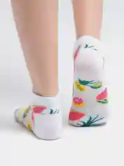 Белый носки женские с принтом, 36-40