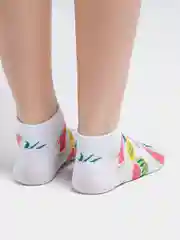 Белый носки женские с принтом, 36-40