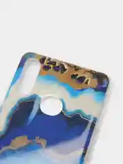 Золотой чехол Samsung Galaxy A10s, Самсунг Галакси А10с силиконовый с мраморным рисунком