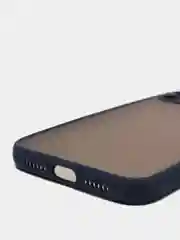 Темно-синий iphone 11, Айфон 11 чехол матовый с цветными кнопками