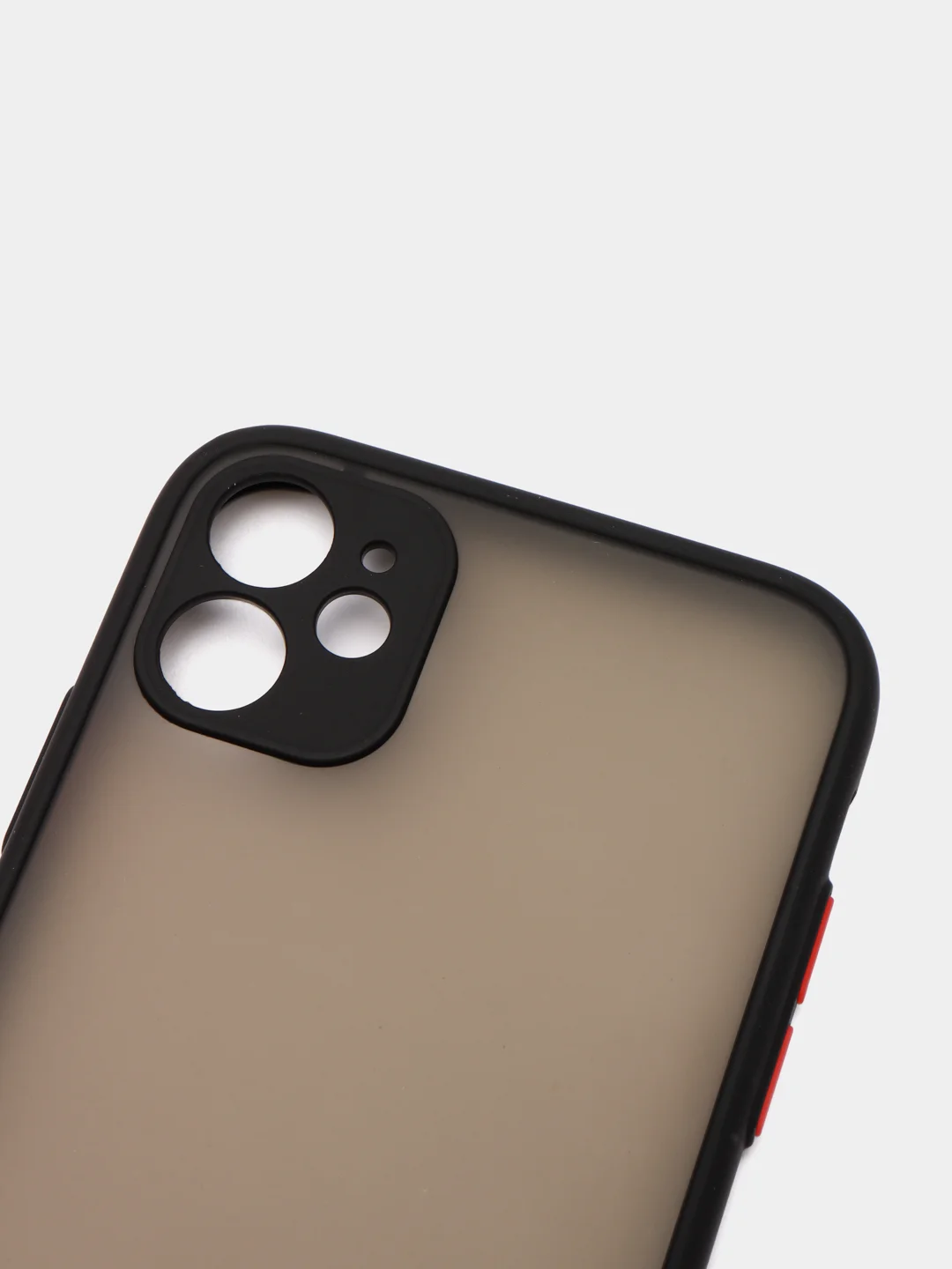 Черный iphone 11, Айфон 11 чехол матовый с цветными кнопками
