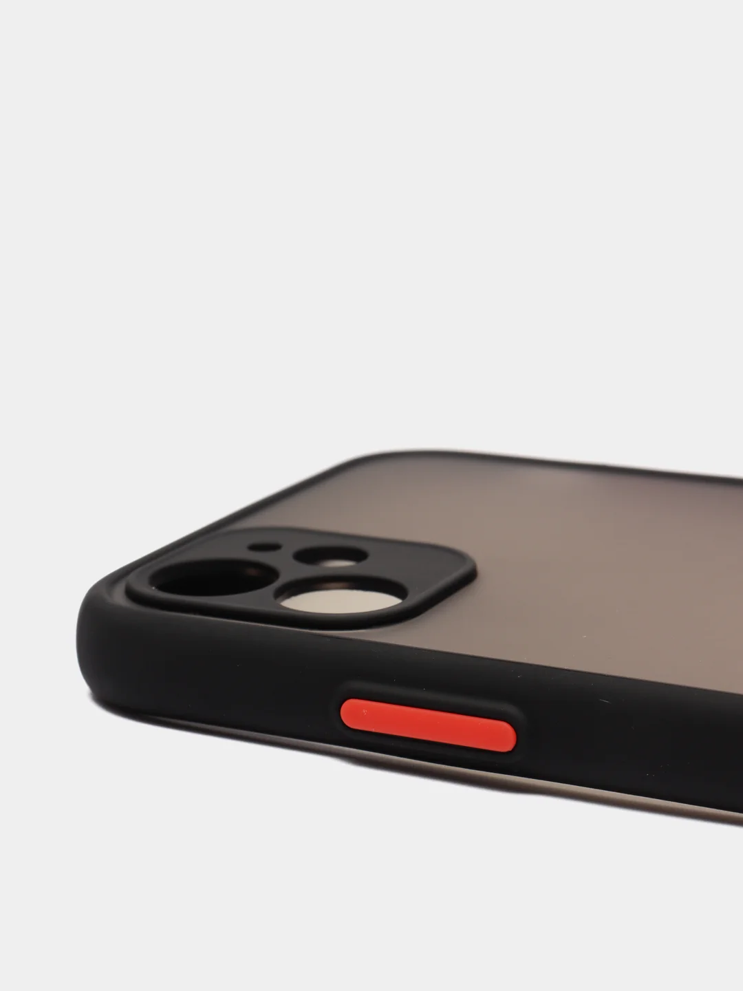 Черный iphone 11, Айфон 11 чехол матовый с цветными кнопками
