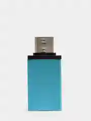Голубой otg адаптер USB Type-C - USB 3.0