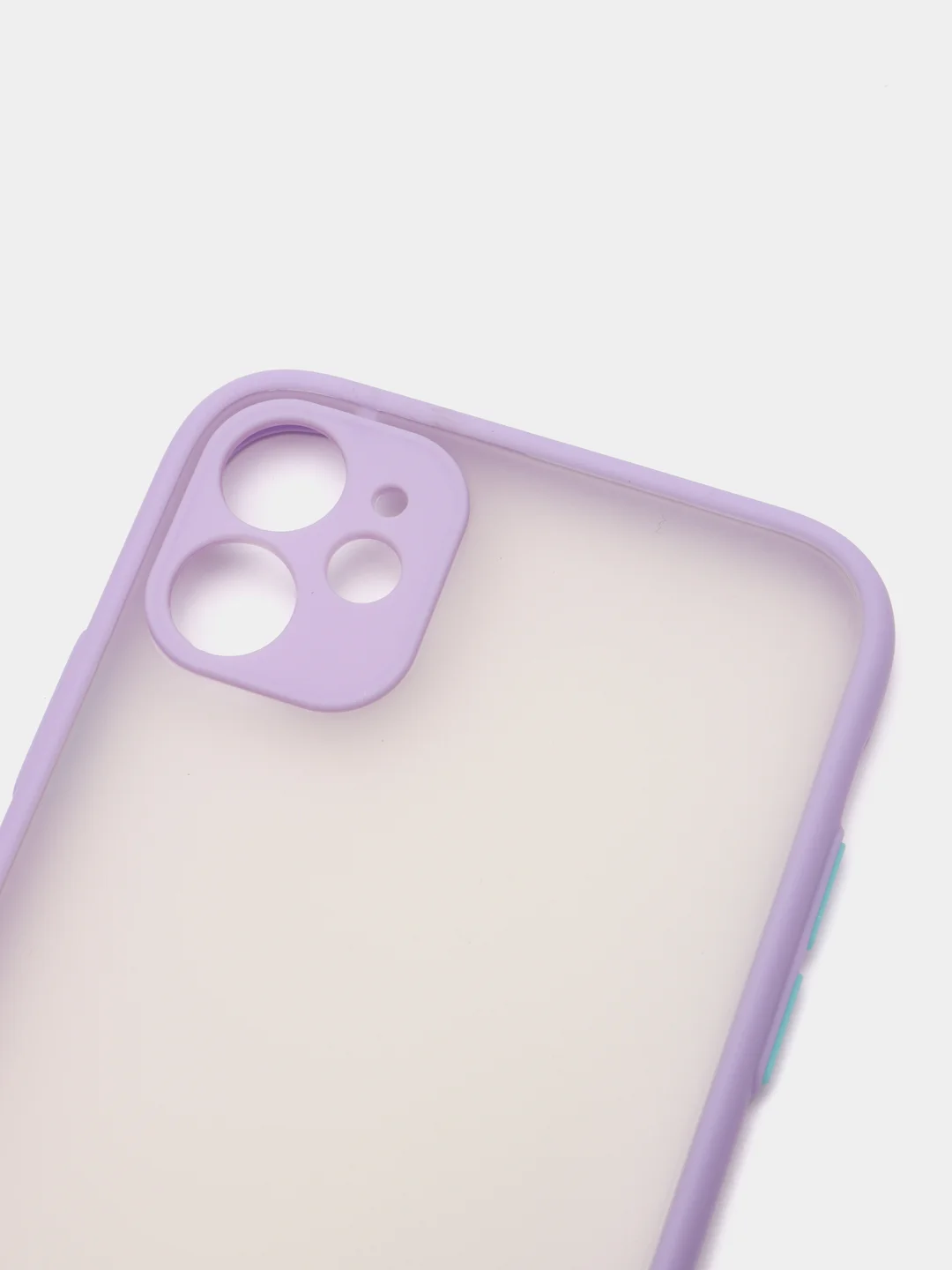 Лавандовый iphone 11, Айфон 11 чехол матовый с цветными кнопками