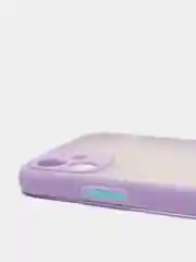 Лавандовый iphone 11, Айфон 11 чехол матовый с цветными кнопками