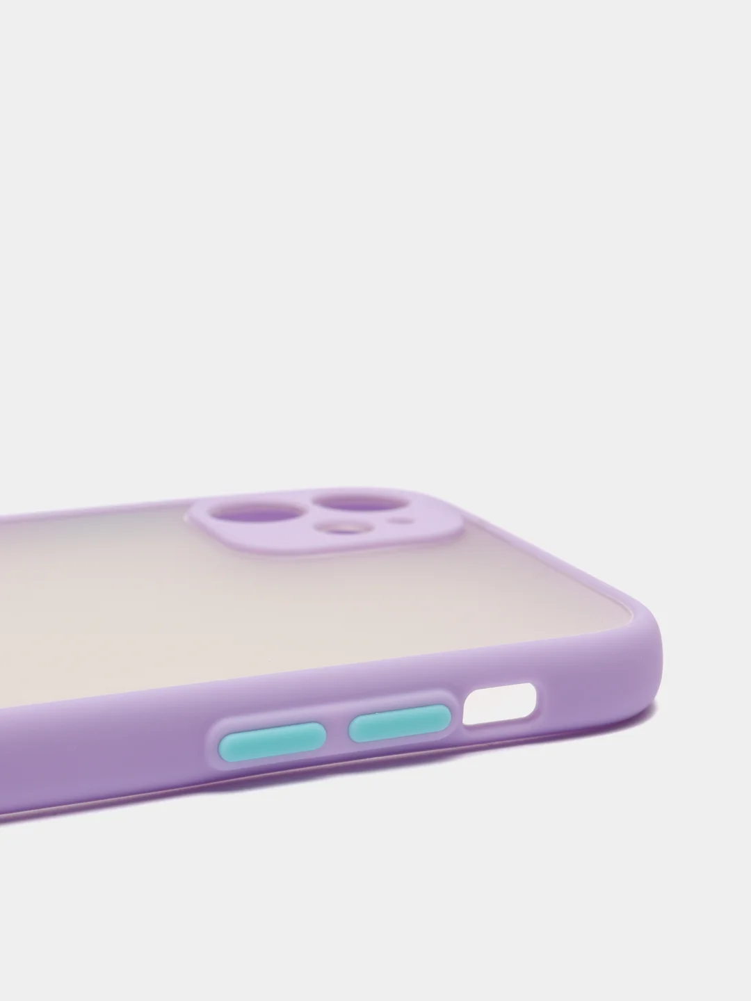Лавандовый iphone 11, Айфон 11 чехол матовый с цветными кнопками
