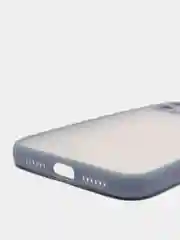 Синий меланж iphone 11, Айфон 11 чехол матовый с цветными кнопками