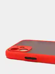 Красный iphone 11, Айфон 11 чехол матовый с цветными кнопками