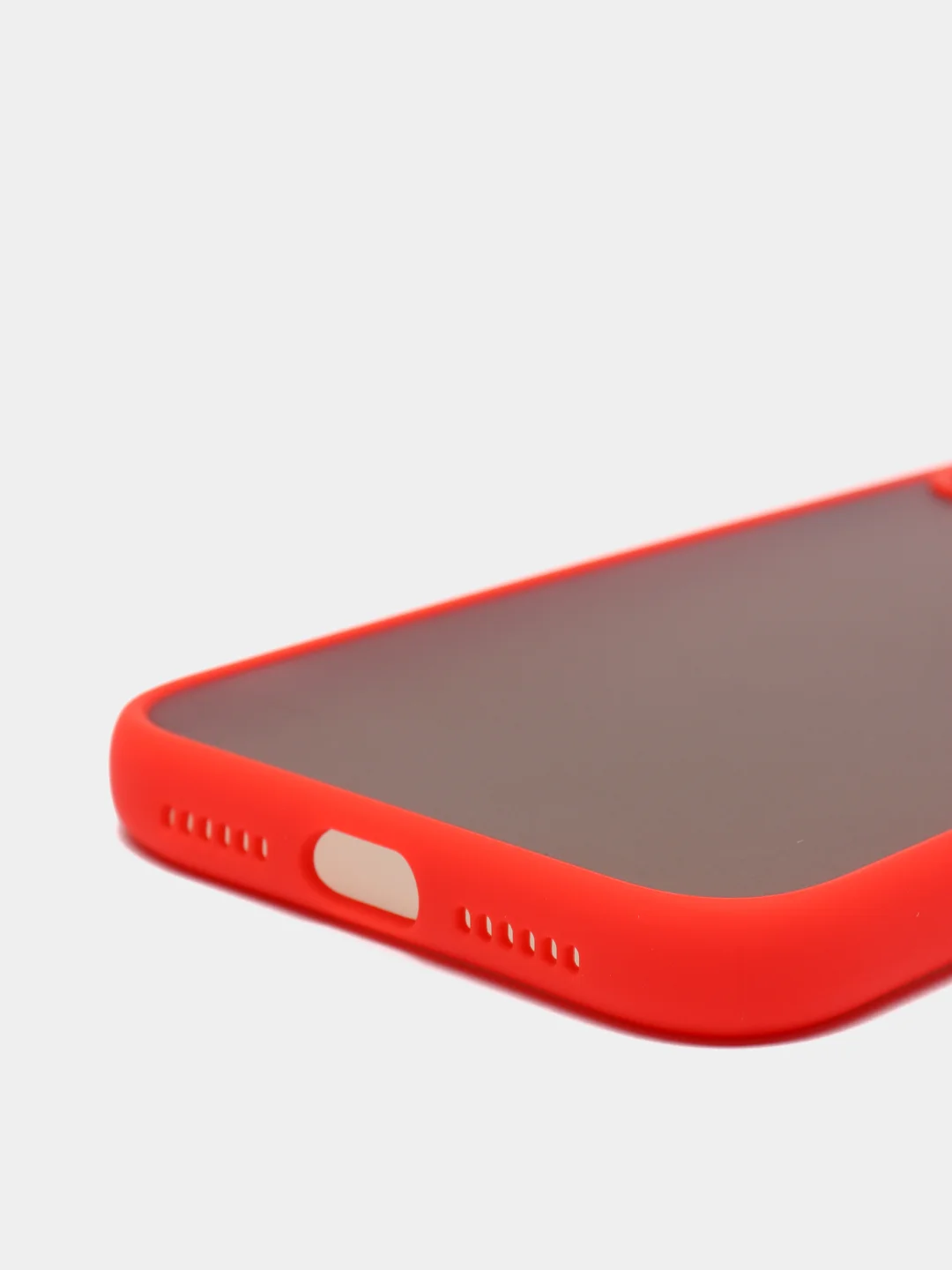 Красный iphone 11, Айфон 11 чехол матовый с цветными кнопками
