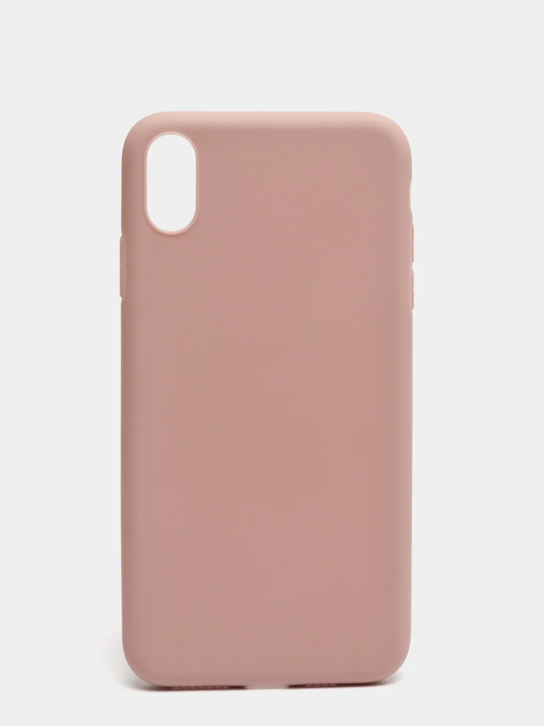 Лавандовый чехол для Apple iPhone XS Max силиконовый, матовый, однотонный