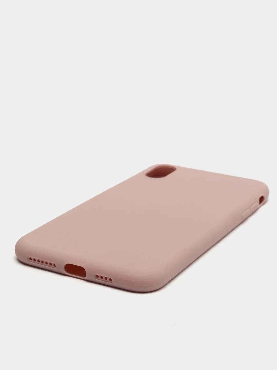 Лавандовый чехол для Apple iPhone XS Max силиконовый, матовый, однотонный