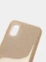 Золотой чехол Samsung Galaxy A03 Core, Самсунг Галакси А03 Кор блестящий