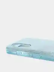 Голубой чехол Samsung Galaxy A03 Core, Самсунг Галакси А03 Кор блестящий