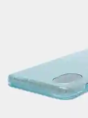 Голубой чехол Samsung Galaxy A03 Core, Самсунг Галакси А03 Кор блестящий