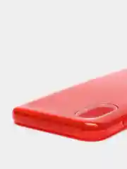 Красный чехол Samsung Galaxy A03 Core, Самсунг Галакси А03 Кор блестящий