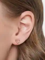 Женские серьги "LOVE" сердце