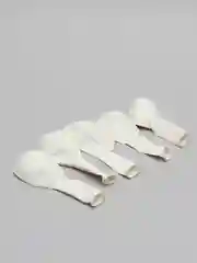 Воздушные шары белые, 12"/30 см 5шт