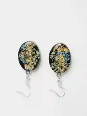 Серьги из смолы, ручная работа