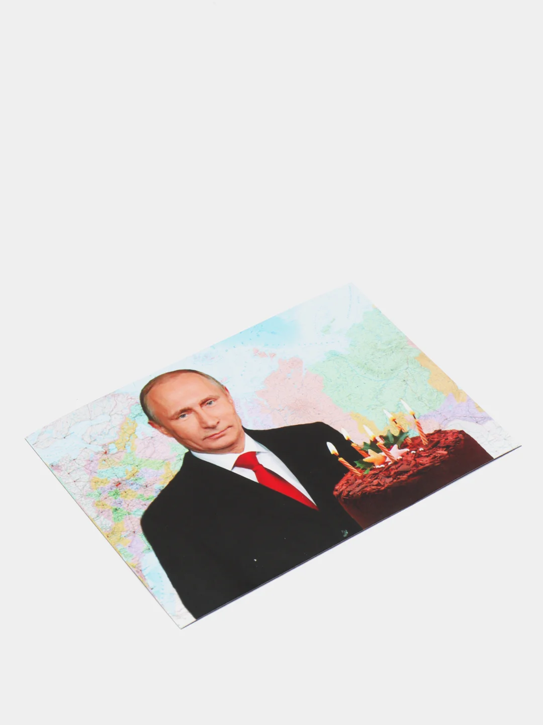 Гибкий магнит на холодильник "Президент В. В. Путин"