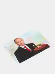 Гибкий магнит на холодильник "Президент В. В. Путин"