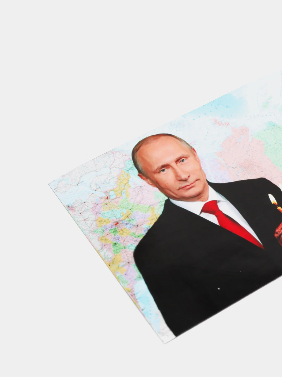 Гибкий магнит на холодильник "Президент В. В. Путин"