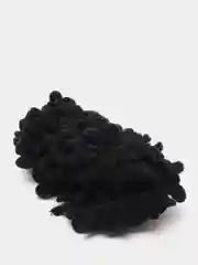 Черный пряжа Alize Puffy петельки