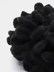 Черный пряжа Alize Puffy петельки