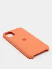 Коралловый меланж чехол Silicone case для iPhone 11/XR/12/7/8/X/XS/6S/Pro/Max,Plus,SE Силиконовый (айфон)
