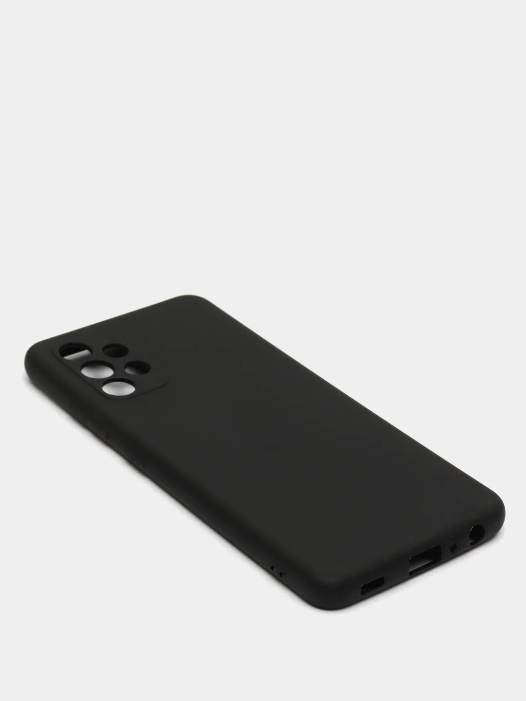 Угольный чехол Samsung Galaxy A32 4G (Самсунг Галакси А32) силиконовый цветной матовый